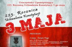 223. rocznica Uchwalenia Konstytucji 3 Maja