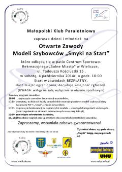 Otwarte Zawody Modeli Szybowców „Smyki na Start”