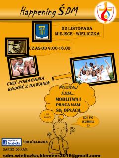 Pierwsza akcja wielickich wolontariuszy przed Światowymi Dniami Młodzieży Kraków 2016