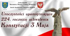 Uroczyste obchody 224. rocznicy uchwalenia Konstytucji 3 Maja