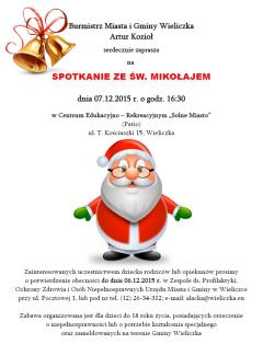 Spotkanie ze św. Mikołajem!