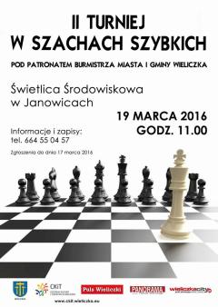 II Turniej w szachach szybkich