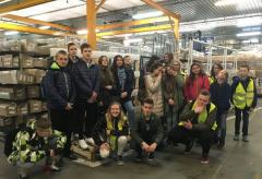 Uczniowie Gimnazjum w Koźmicach Wielkich 