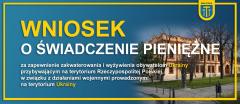 Wniosek o świadczenie pieniężne dla mieszkańców goszczących Uchodźców z Ukrainy
