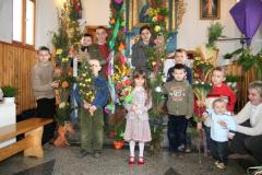 Konkurs palm wielkanocnych w parafii Sułków