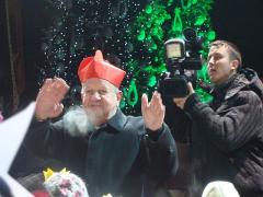 Przedszkolaki kolędowały pod oknem papieskim