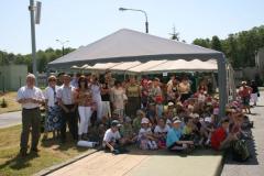 Przedszkolaki ze Śledziejowic w wojskowych koszarach