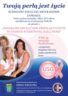 Bezpłatne badania USG piersi