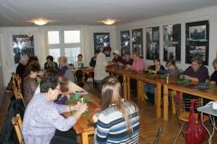 Wielicka biblioteka w pomarańczowym projekcie