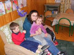 Gimnazjaliści z wizytą w Domu Dziecka