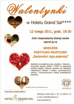 Romantyczny wieczór w Hotelu Grand Sal****