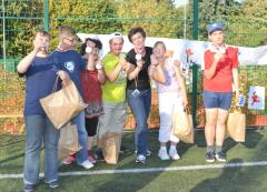 Sportowy piknik dla dzieci niepełnosprawnych na wielickim orliku