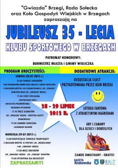 Jubileusz 35-lecia Klubu Sportowego w Brzegach