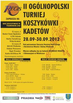 Zapraszamy na II Ogólnopolski Turniej Koszykówki Kadetów