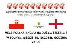 Zapraszamy do wspólnego kibicowania