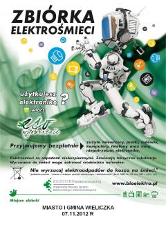 Bezpłatna zbiorka zużytego sprzętu elektrycznego i elektronicznego
