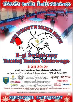 Zapraszamy na Świąteczny Turniej Tenisa Stołowego!