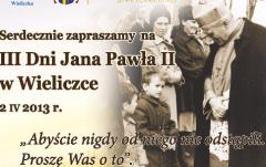 Zapraszamy na III Dni Jana Pawła II