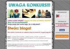 Jeszcze tylko przez tydzień można zgłaszać swoje blogi do konkursu na najlepszy blog recenzencki dla młodzieży!