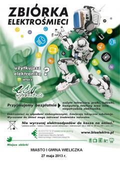 27 maja 2013 r. - Bezpłatna zbiórka zużytego sprzętu elektrycznego i elektronicznego