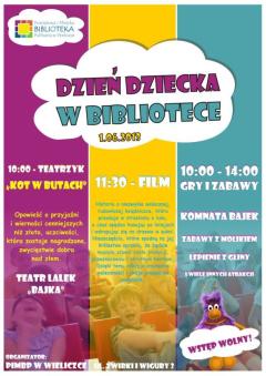 Dzień Dziecka w wielickiej bibliotece