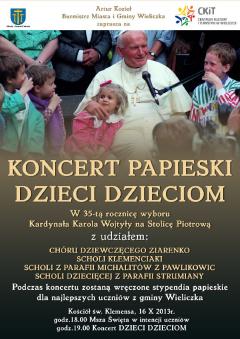 Koncert Papieski : Dzieci Dzieciom
