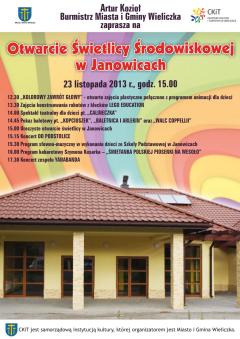 Otwarcie Świetlicy Środowiskowej w Janowicach