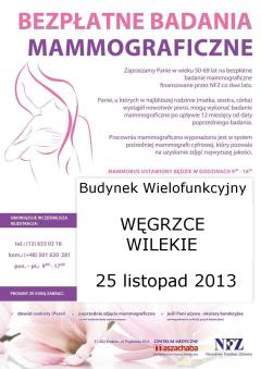 Mammografia... Warto o niej pamiętać!