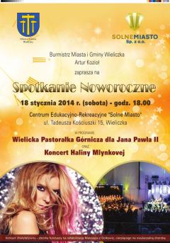 Koncert Haliny Mlynkovej na Spotkaniu Noworocznym w Wieliczce!