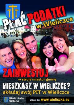 Wieliczka, tu płacę podatki!