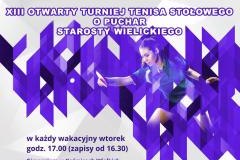 XIII Otwarty Turniej Tenisa Stołowego o Puchar Starosty Wielickiego