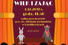 „Wilk i zając”- spotkania teatralne w Pawlikowicach