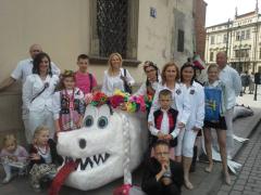 SP Śledziejowice i Wielka  Parada  Smoków w Krakowie