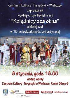 Występ grupy kolędniczej „Kolędnicy zza okna