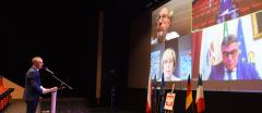 Konferencja internetowa z przedstawicielami miast partnerskich Wieliczki