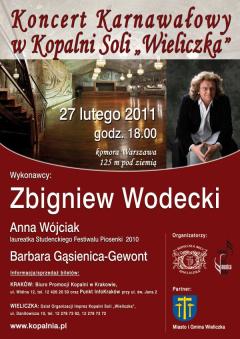 Koncert Zbigniewa Wodeckiego w Kopalni Soli